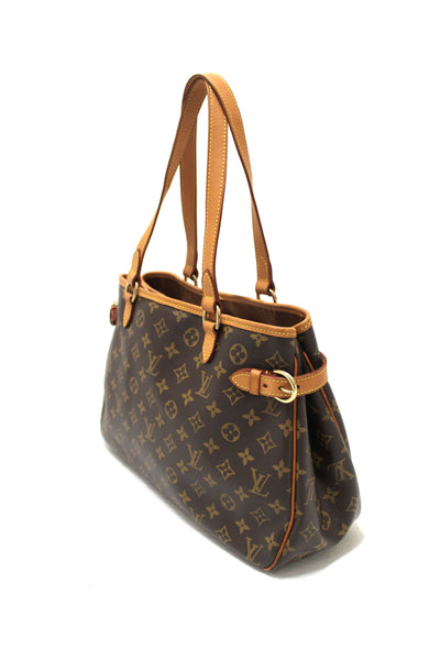 Louis Vuitton Classic Monogram Horizontal Batignolles Tote Shoulder Bag