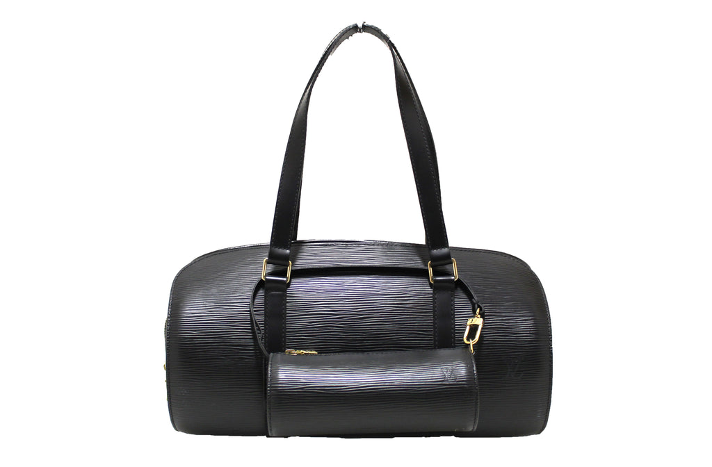 Louis Vuitton Black Epi Leather SOUFFLOT