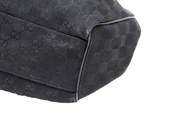 Gucci Black GG Canvas Medium Sukey Tote Bag
