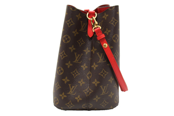 Louis Vuitton Classic Monogram Red NeoNoe Shoulder Bag