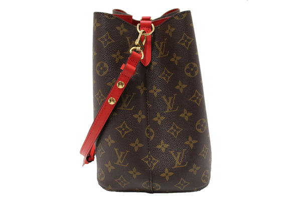 Louis Vuitton Classic Monogram Red NeoNoe Shoulder Bag