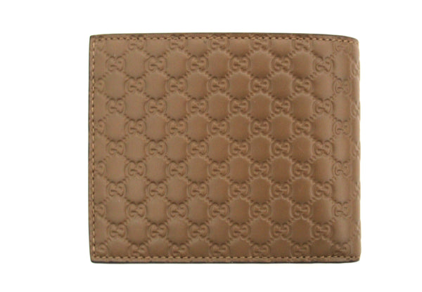 New Gucci Brown Microguccissima Leather Bi-fold Men's Wallet 260987