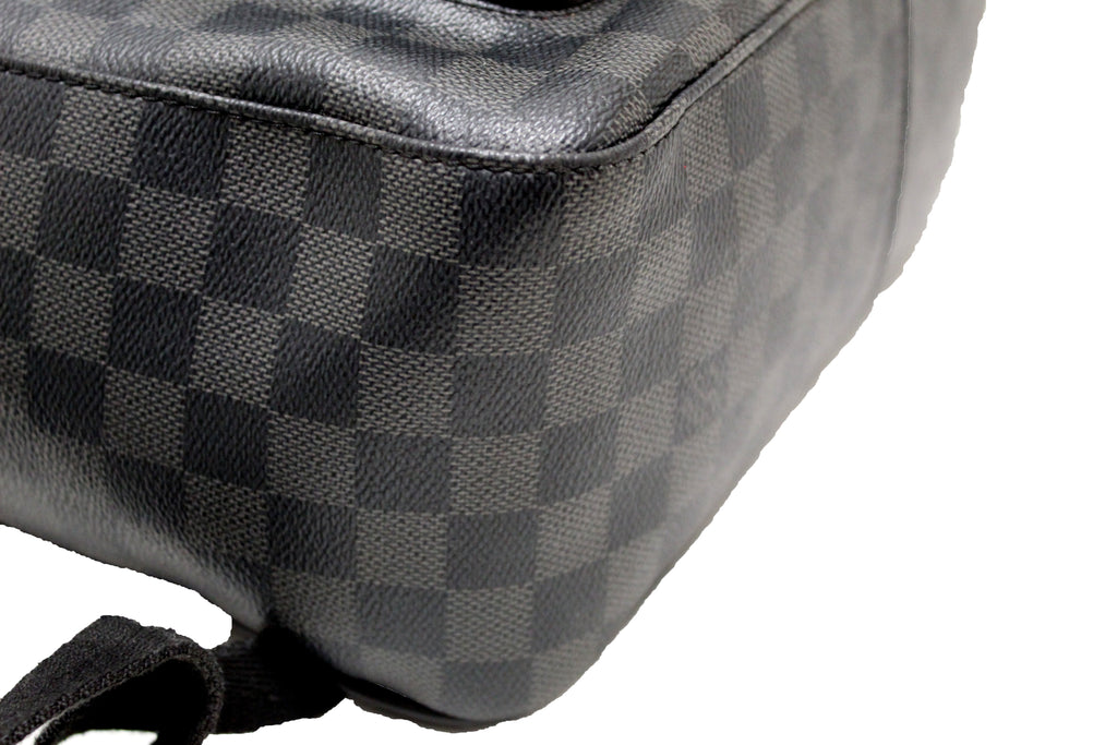 Louis Vuitton LV Men Josh Backpack in Damier Graphite Canvas-Grey