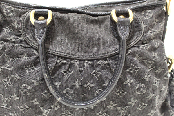 Louis Vuitton 黑色 Denim Monogram Denim Neo Cabby 小號肩背包
