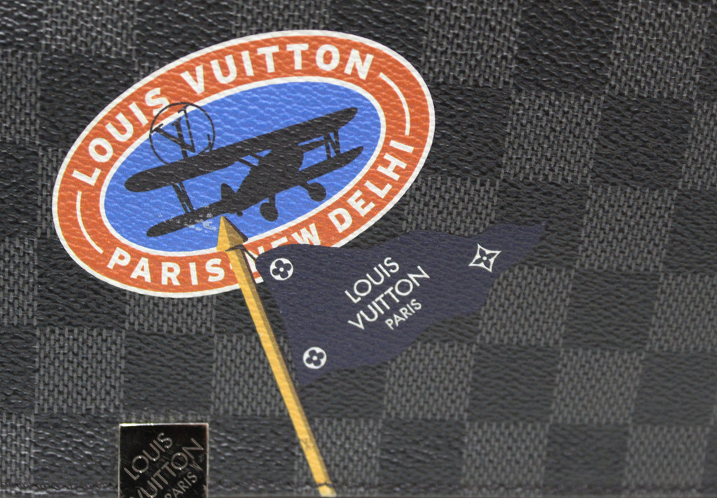 Louis Vuitton Limited Edition Damier Graphite LV League District Messenger  PM