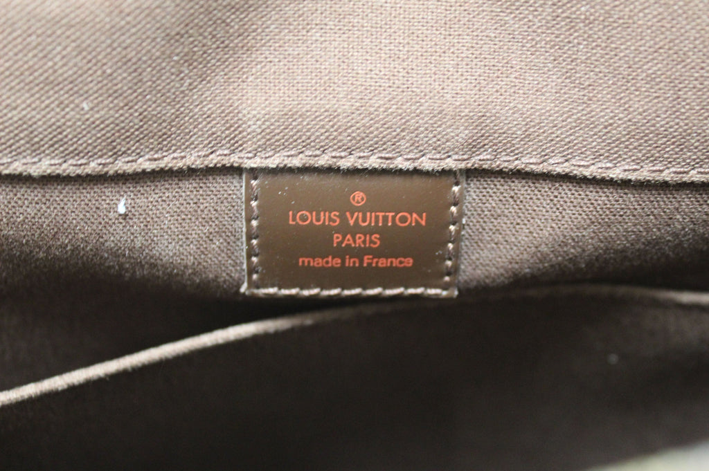 Louis Vuitton Damier Ebene Bastille Messenger Bag. Made in France.