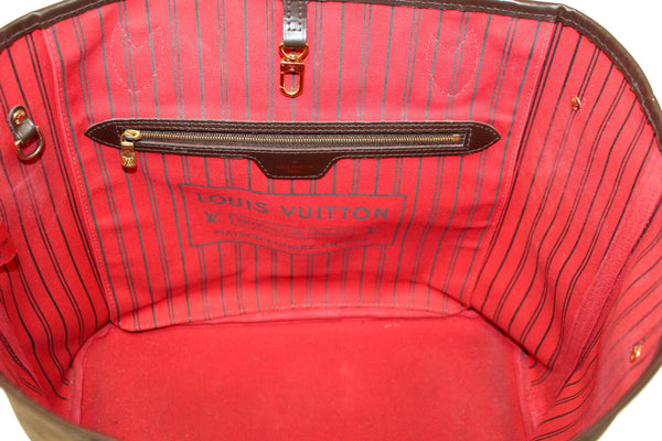 Louis Vuitton Damier Ebene Neverfull MM Shoulder Bag
