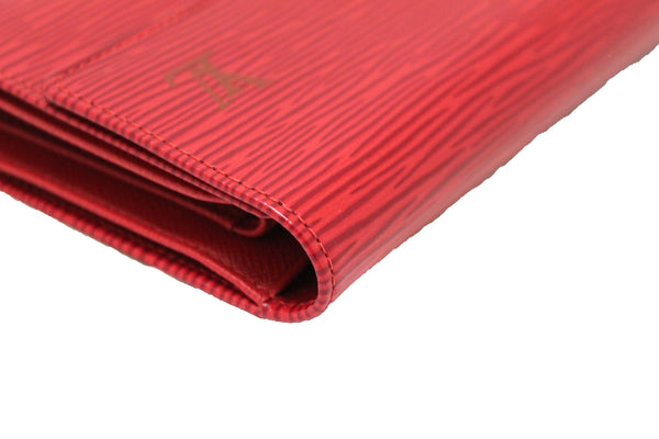 Louis Vuitton Red Epi Leather Alexandra Wallet