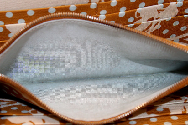 Hermes White Epsom Leather Azap Silk'In Classic Wallet