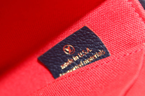 Louis Vuitton Navy Blue Monogram Empreinte Felicie Pochette Bag
