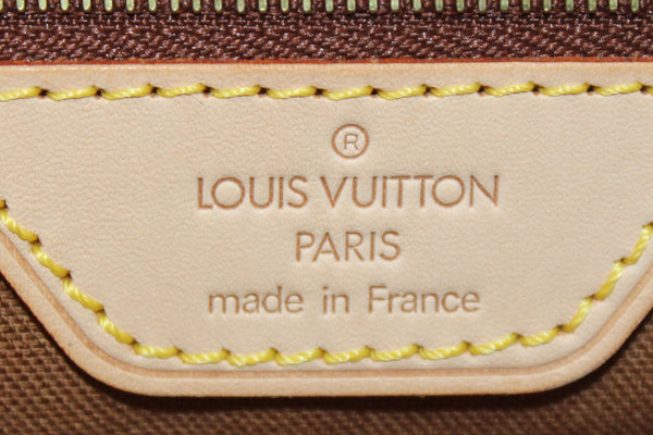Louis Vuitton Classic Monogram Canvas Cabas Piano Tote Shoulder Bag