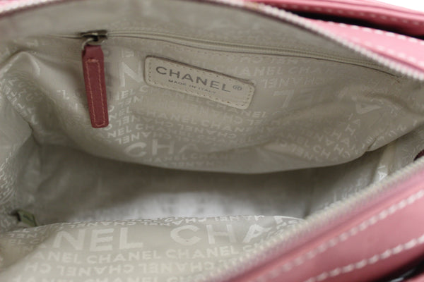 Chanel 粉紅小羊皮皮革肩背包