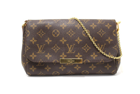 Louis Vuitton Classic Monogram Favorite MM Crossbody Messenger Bag