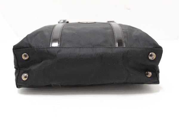 Prada Black Nylon Crossbody Messenger Bag