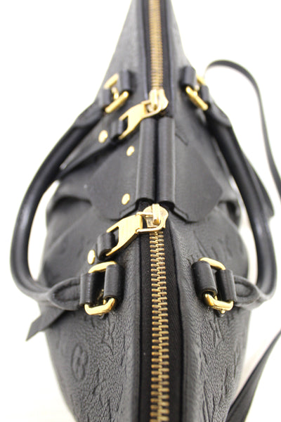 Louis Vuitton 黑色 Monogram Empreinte 皮革 Mazarine 小號手袋