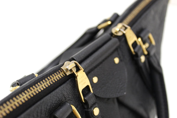 Louis Vuitton Black Monogram Empreinte Leather Mazarine PM Bag
