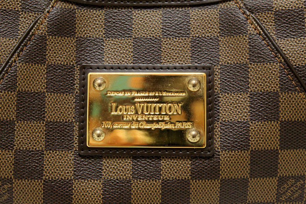 Louis Vuitton Damier Ebene Canvas Thames GM Bag Louis Vuitton