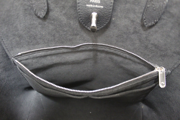 Louis Vuitton Black Grained Calf Leather Lockme Go Shopper Tote Bag