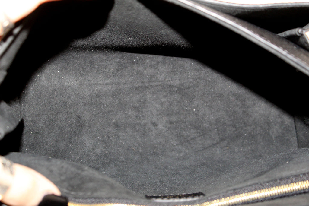 LOUIS VUITTON Black Vavin Monogram Empreinte Leather Shoulder Bag