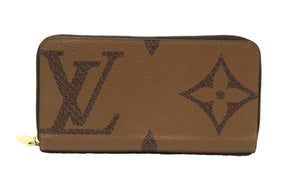 Louis Vuitton Zippy Wallet Monogram Giant Brown in Canvas with
