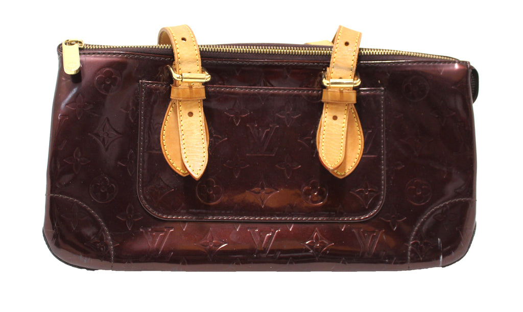 Louis Vuitton Amarante Vernis Leather Adjustable Bag Strap Louis