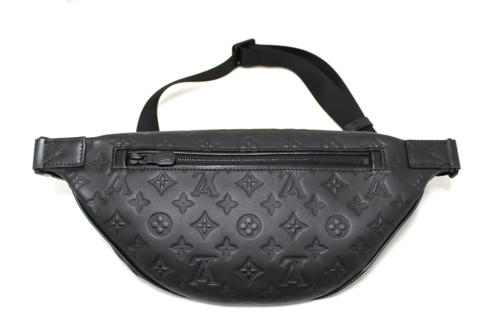 Louis Vuitton Black Monogram Shadow Calf Leather Discovery Bumbag
