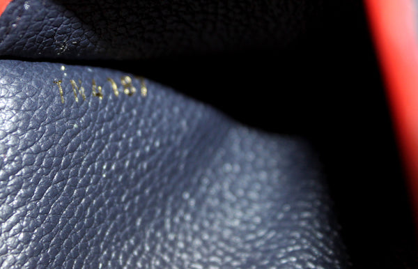 Louis Vuitton Blue Monogram Empreinte Leather Key Pouch