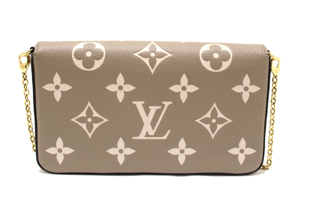 Louis Vuitton Cream/Dove Monogram Empreinte Felicie Pochette Bag – Italy  Station