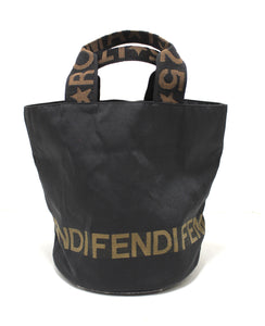 Fendi Zucca Logo Bucket Bag