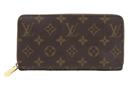Louis Vuitton Classic Monogram Canvas Zippy with Red Interior Wallet