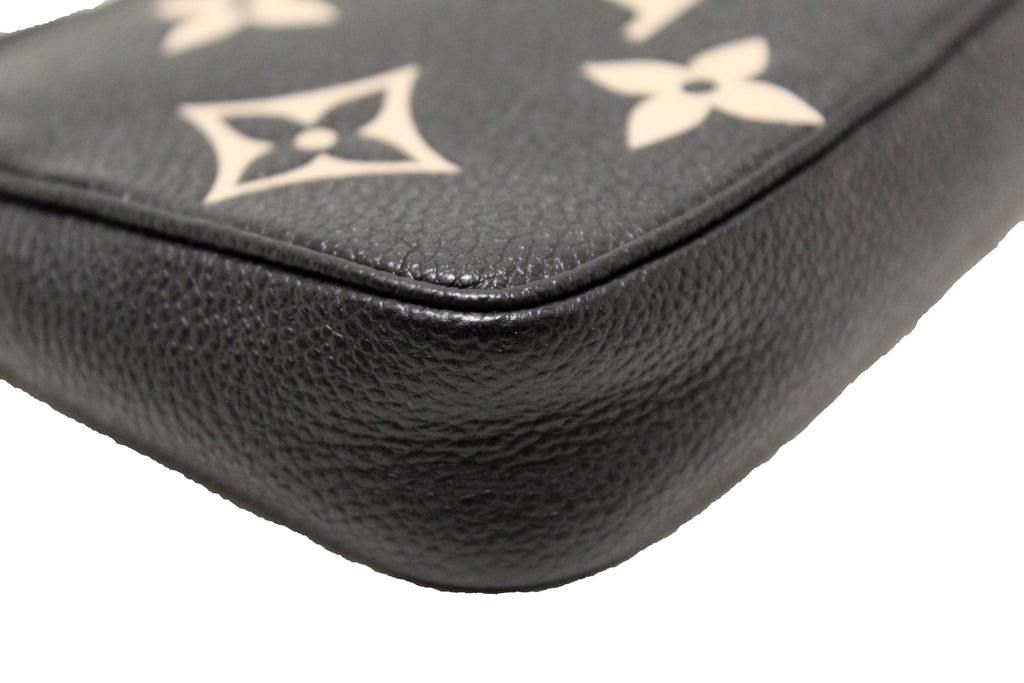 Mini Pochette Accessoires Bicolour Monogram Empreinte Leather