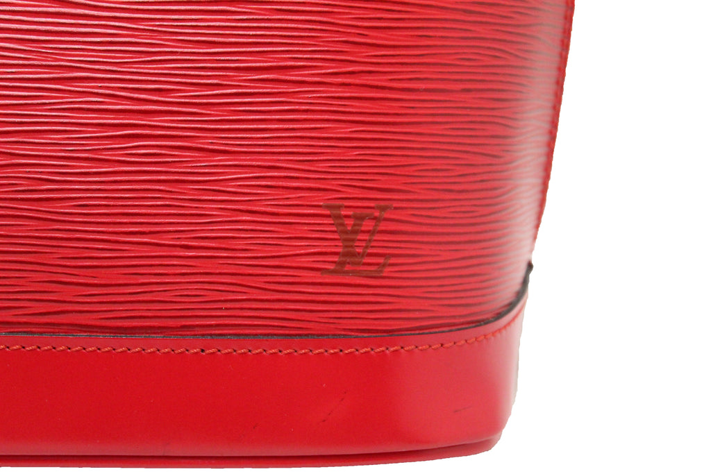 Handbags Louis Vuitton Louis Vuitton Alma Red EPI Leather PM