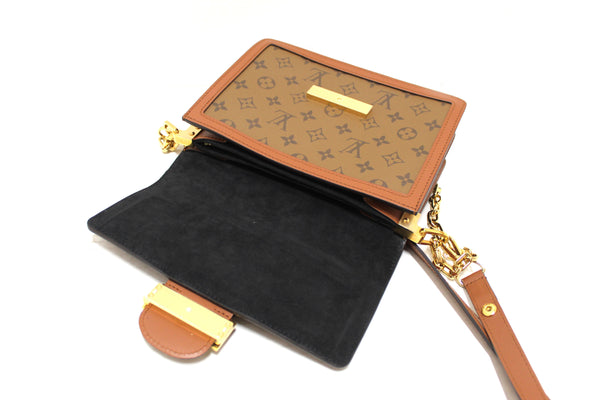 Louis Vuitton Classic Monogram/Monogram Reverse Canvas Dauphine MM Shoulder Bag