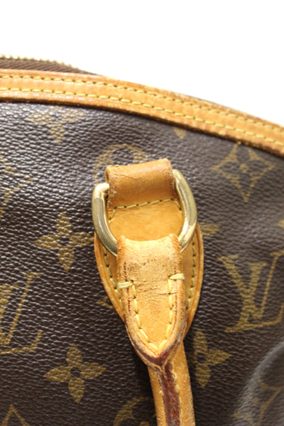 路易·威登（Louis Vuitton）經典會標鎖定水平手提包