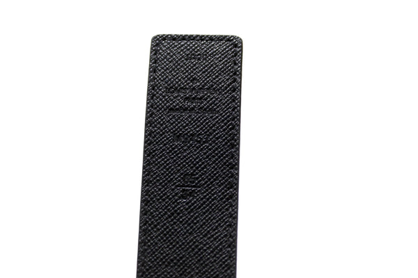 Louis Vuitton LV Iconic Damier Ebene and Black 30MM Reversible Belt 34"