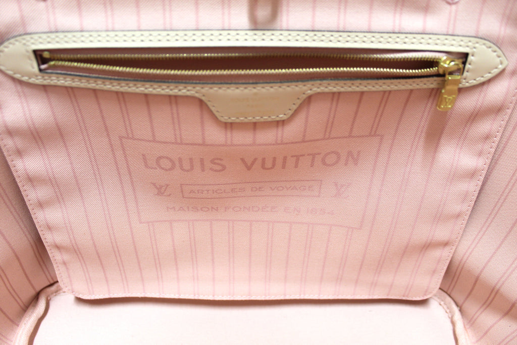 Louis Vuitton Damier Azur Braided Neverfull MM Shoulder Tote