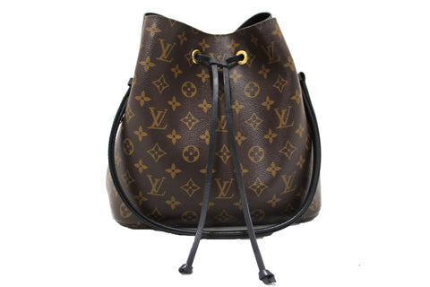 Louis Vuitton Classic Monogram Black NeoNoe Shoulder Bag