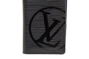 Louis Vuitton Black/Navy Epi Pocket Organizer Card Holder