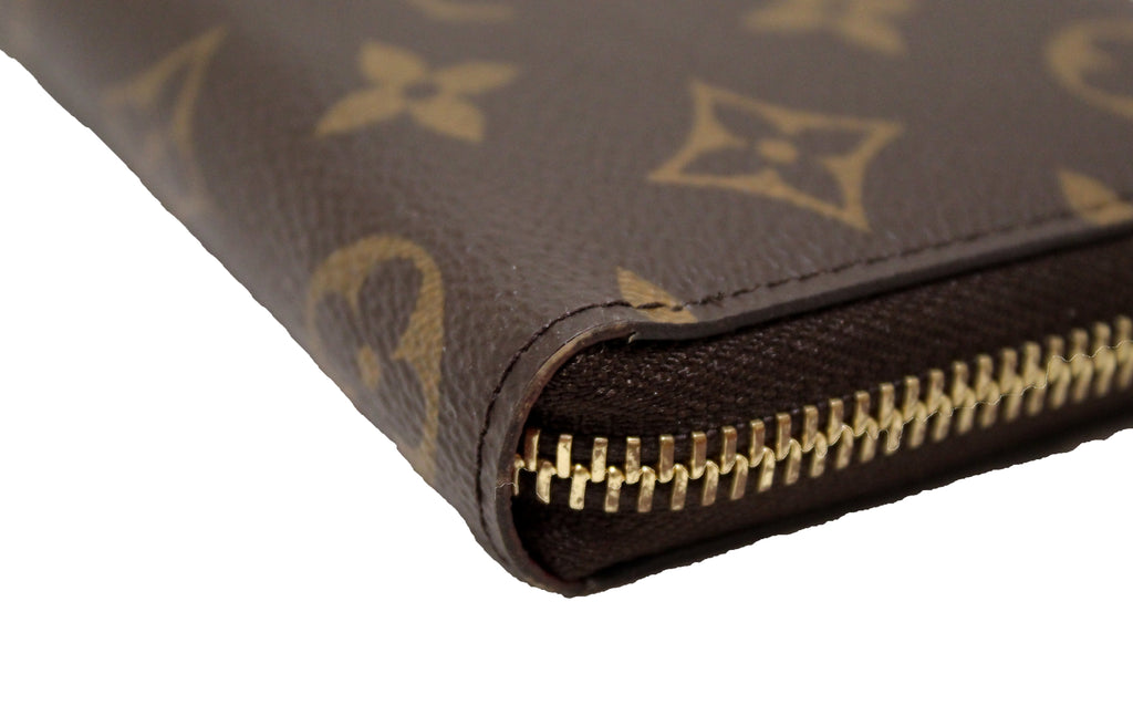 Authentic New Louis Vuitton Classic Monogram Fuchsia Clemence Wallet