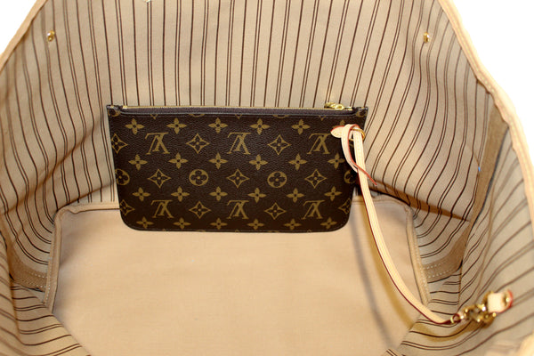 Louis Vuitton Classic Monogram Neverfull GM Tote Shoulder Bag