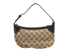 Gucci Brown GG Coated Canvas and Leather Mini Shoulder Bag