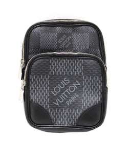 Louis Vuitton Damier Graphite 3D Amazone Sling Bag Black