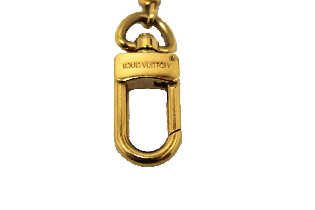 LOUIS VUITTON Goldtone Lock Bag Holder Hook