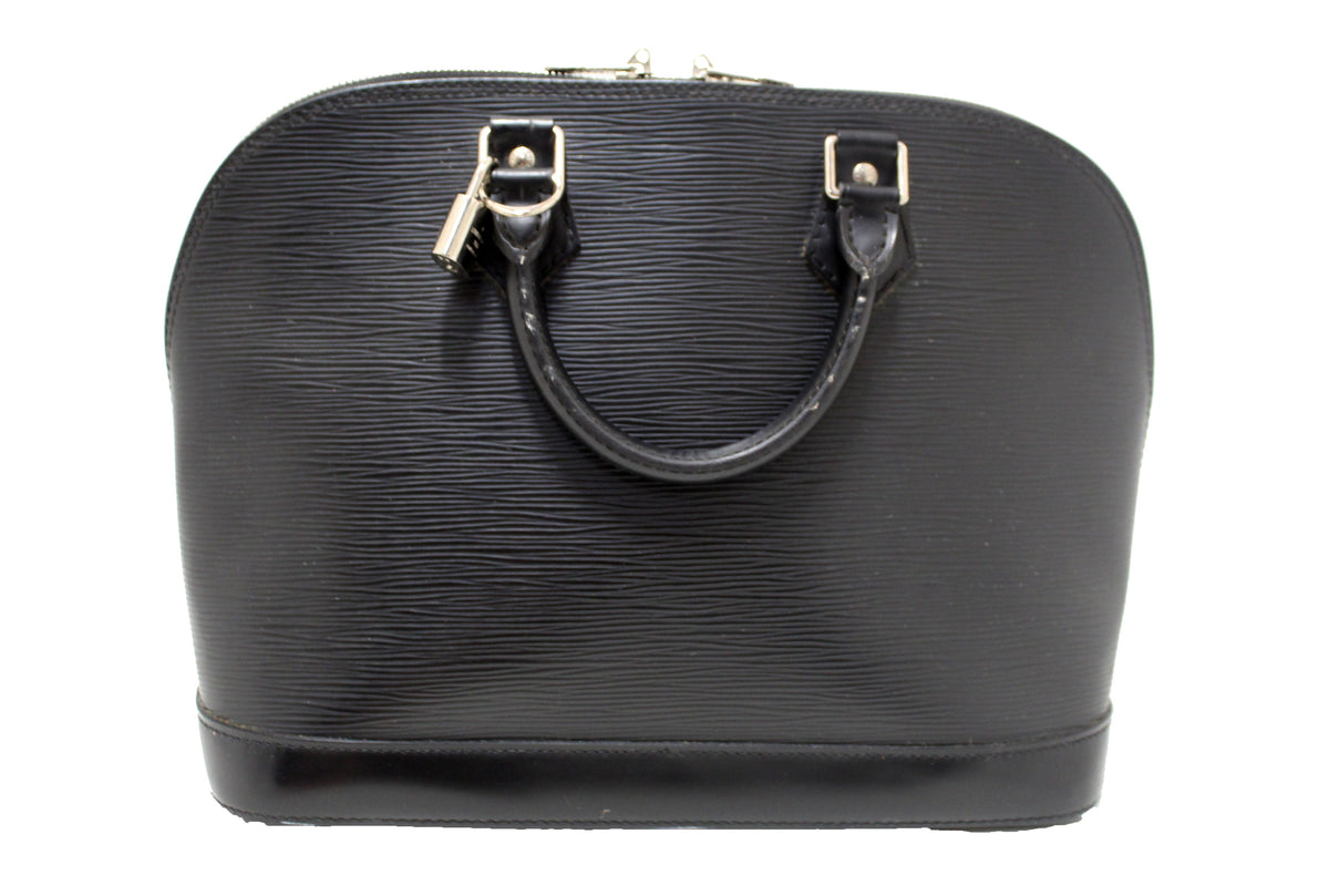 Louis Vuitton Black Epi Leather Alma PM Hand Bag – Italy Station