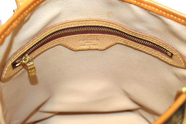 Louis Vuitton Classic Monogram Bucket PM Shoulder Bag