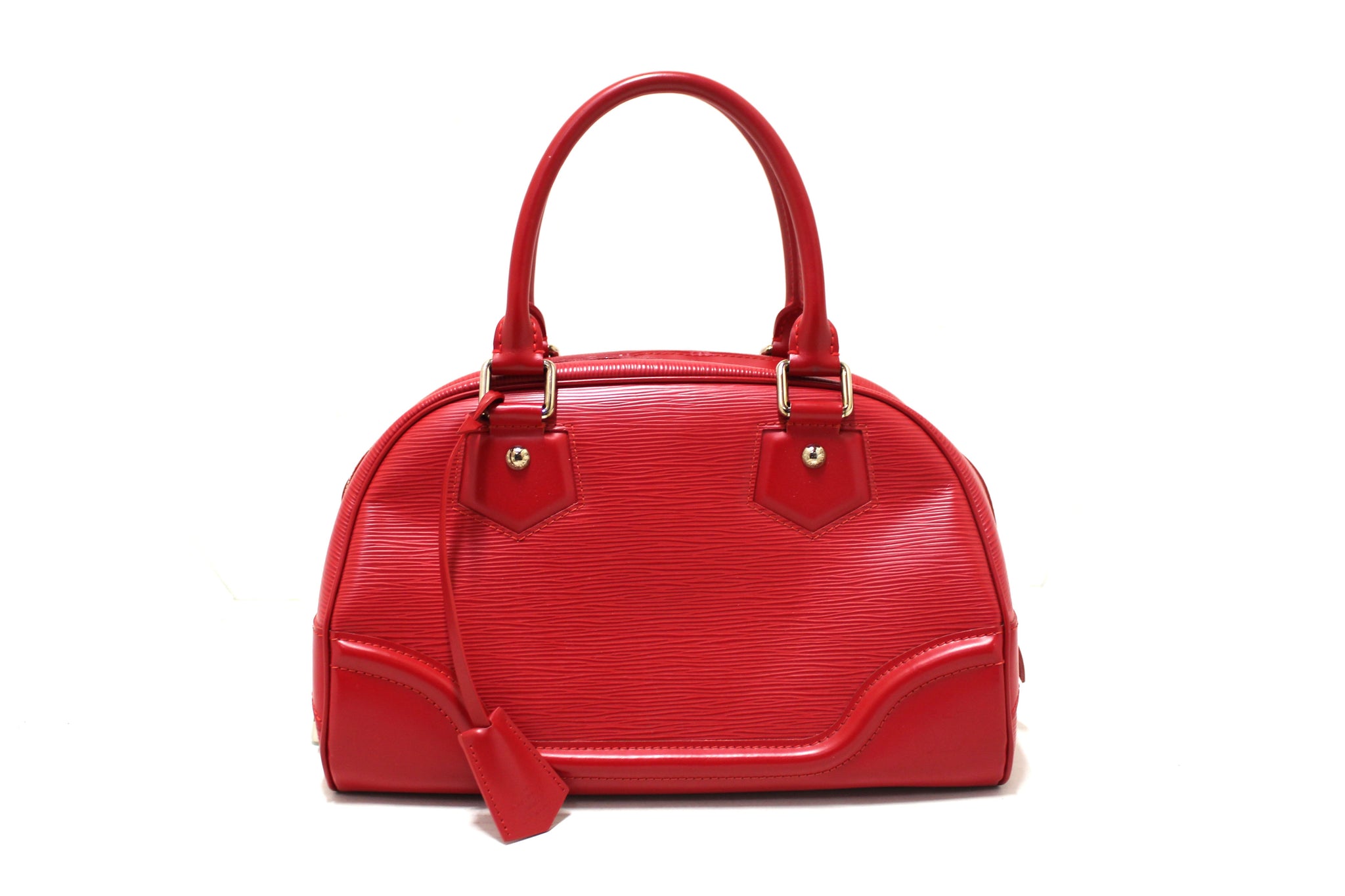 Sutton patent leather handbag Louis Vuitton Red in Patent leather