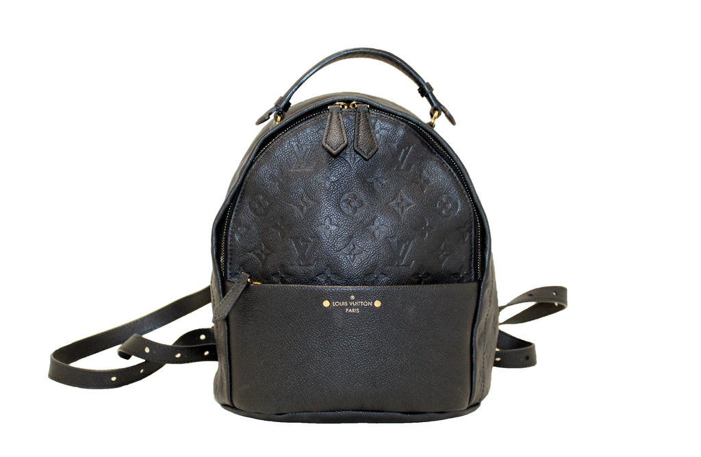 Authentic Louis Vuitton Black Empreinte Monogram Leather Sorbonne Backpack  – Italy Station