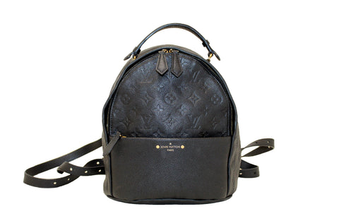 Louis Vuitton Black Empreinte Monogram Leather Sorbonne Backpack