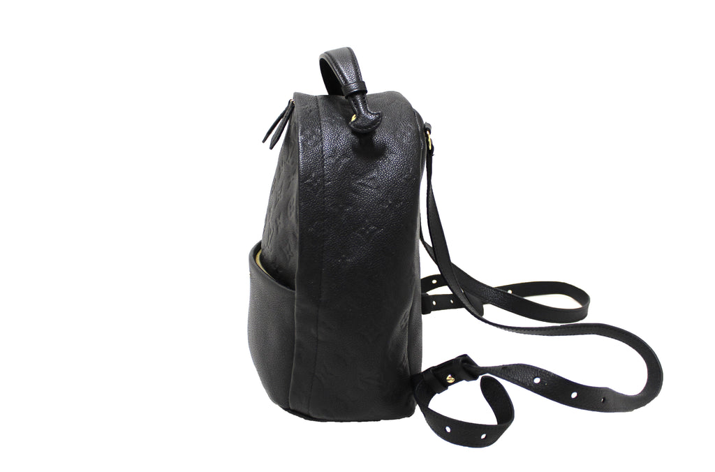 Authentic Louis Vuitton Black Empreinte Monogram Leather Sorbonne Backpack  – Italy Station