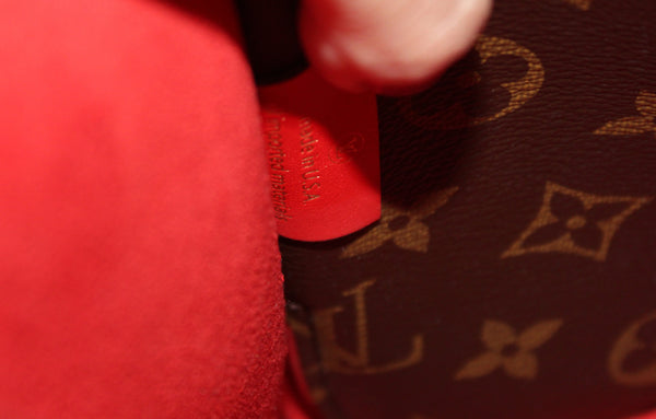 路易·威登（Louis Vuitton）經典會標紅色霓虹燈肩袋
